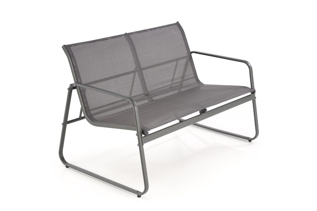 CONOR zestaw ogrodowy ( sofa + fotel 2x + ława ), ciemny popiel / jasny popiel (1p=1set)