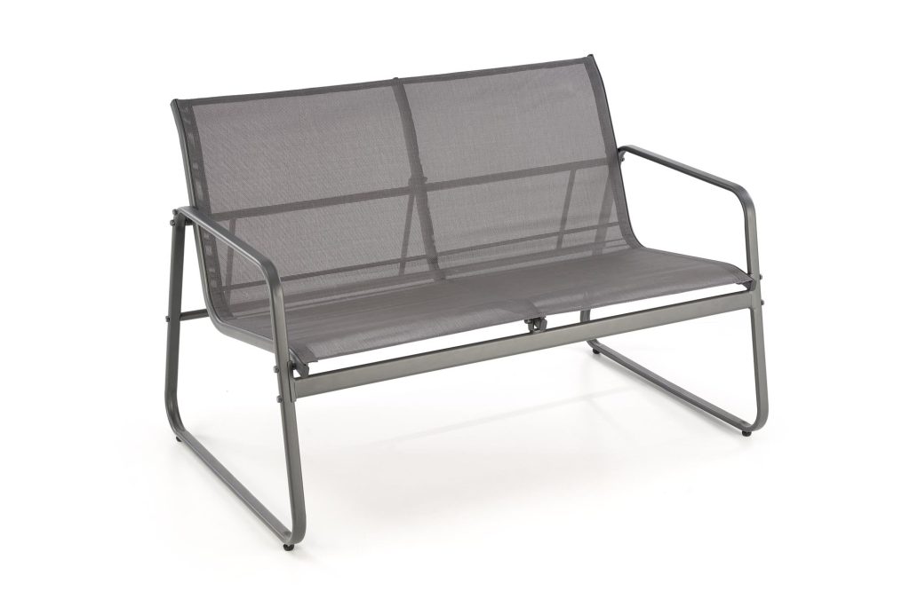 CONOR zestaw ogrodowy ( sofa + fotel 2x + ława ), ciemny popiel / jasny popiel (1p=1set)