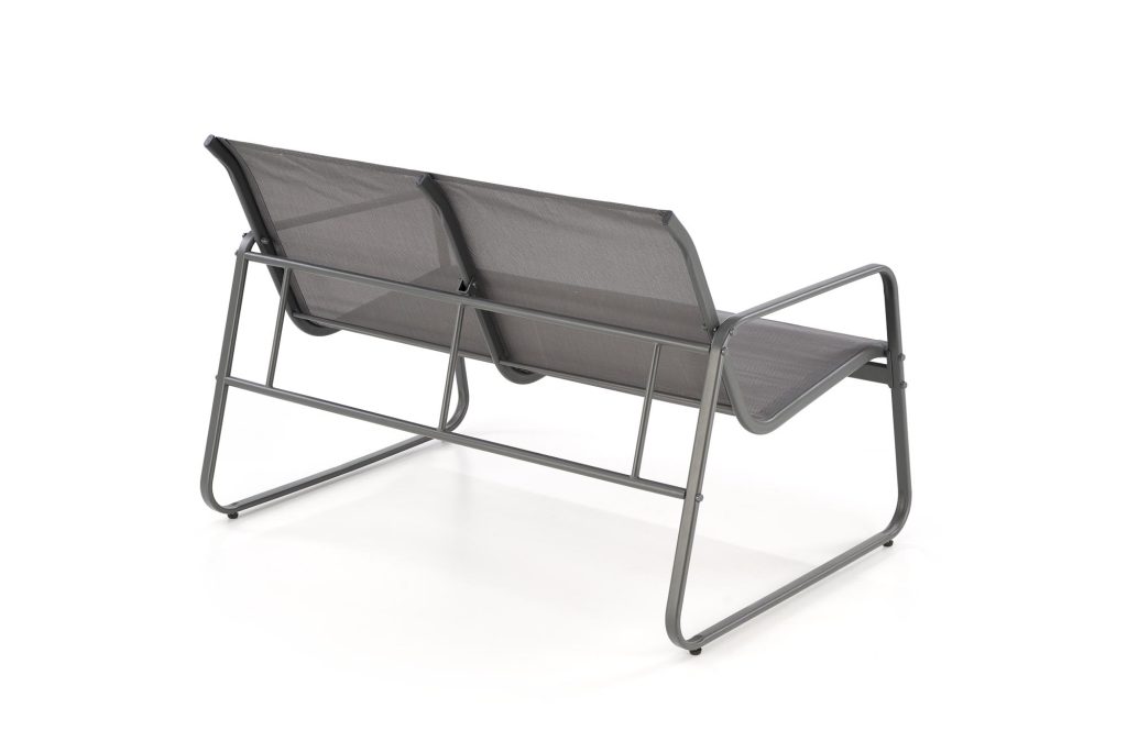 CONOR zestaw ogrodowy ( sofa + fotel 2x + ława ), ciemny popiel / jasny popiel (1p=1set)