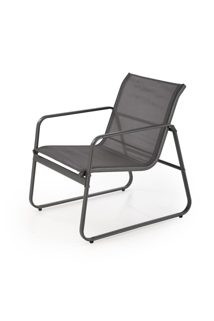 CONOR zestaw ogrodowy ( sofa + fotel 2x + ława ), ciemny popiel / jasny popiel (1p=1set)
