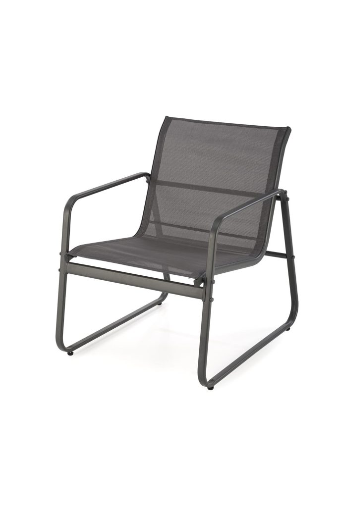 CONOR zestaw ogrodowy ( sofa + fotel 2x + ława ), ciemny popiel / jasny popiel (1p=1set)