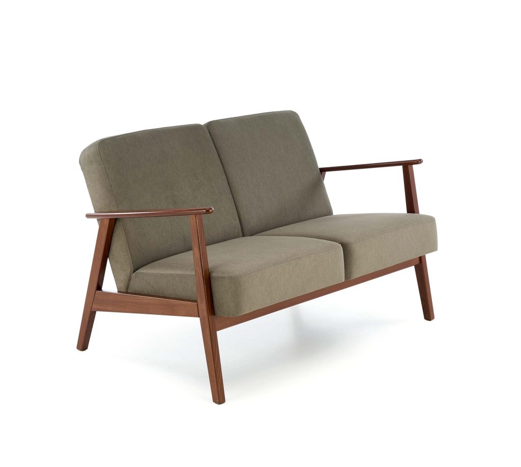 MILANO 2S sofa - oliwkowy tap. Castel 39 (1p=1szt)