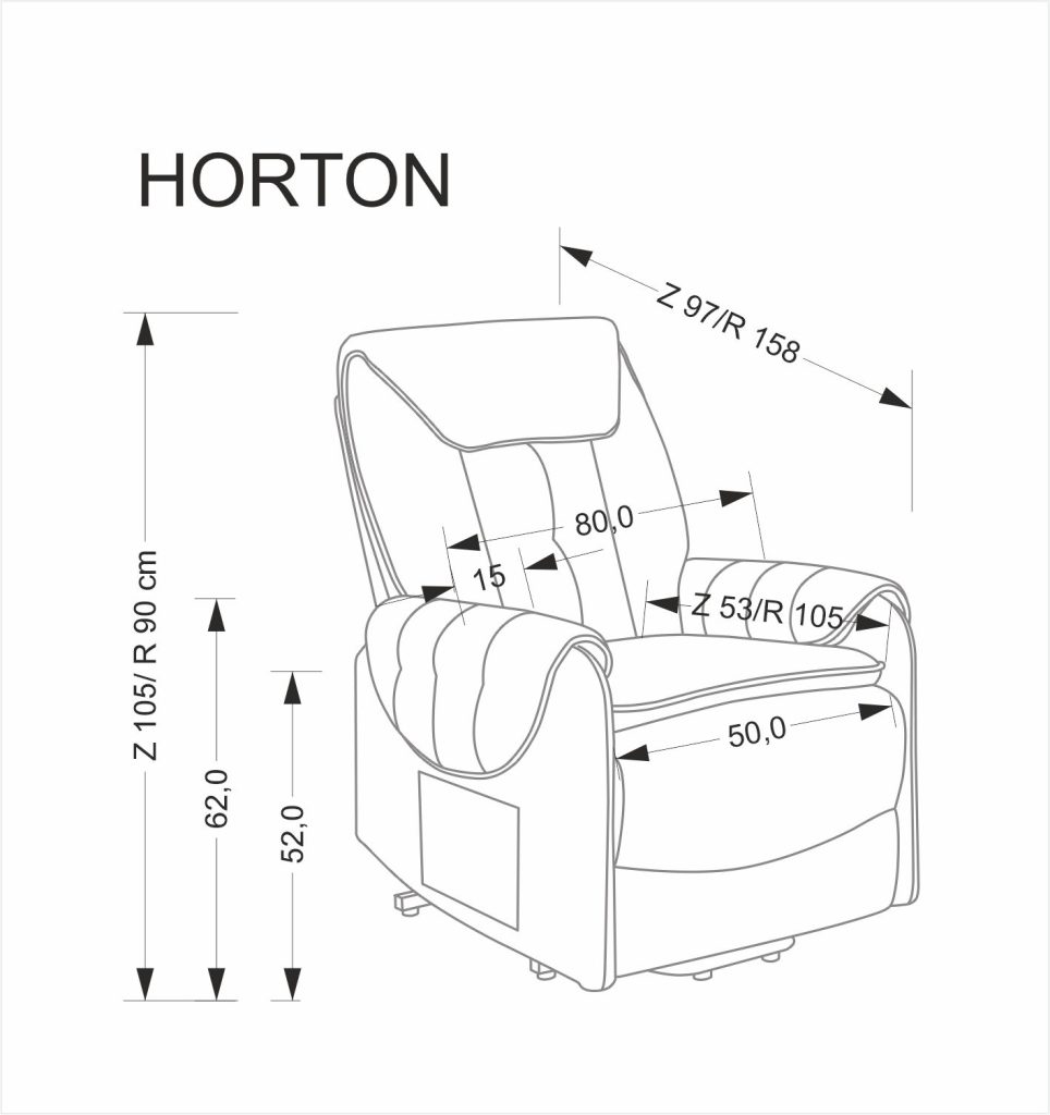 HORTON fotel wypoczynkowy beżowy (1p=1szt)