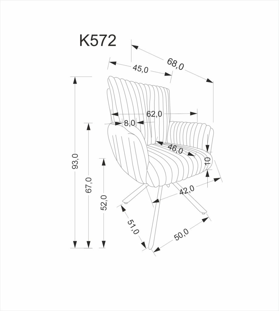 K572 krzesło kremowy (1p=2szt)