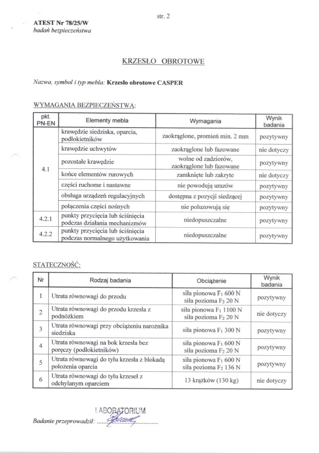 CASPER fotel gabinetowy czarny (1p=1szt)