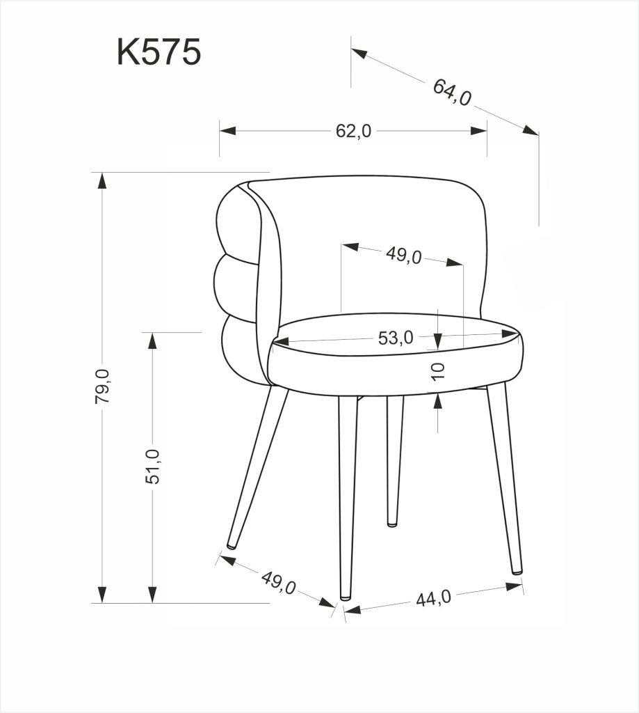 K575 krzesło beżowy (1p=2szt)