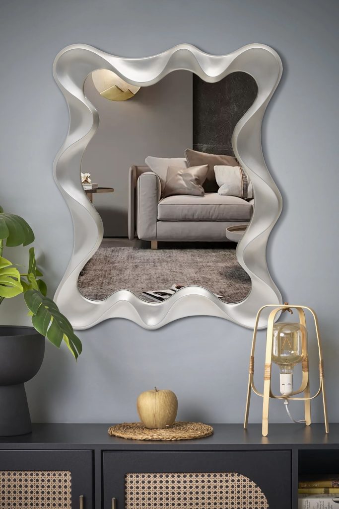 DECO lustro ścienne, srebrny antyczny (1p=1szt)