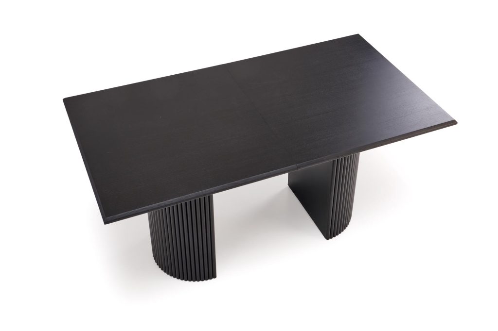 BOLERO stół rozkładany 160-250x90x78 cm dąb naturalny/czarny (3p=1szt)