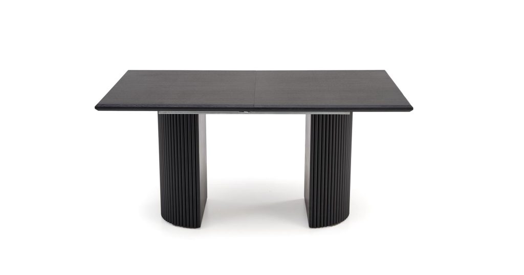 BOLERO stół rozkładany 160-250x90x78 cm dąb naturalny/czarny (3p=1szt)