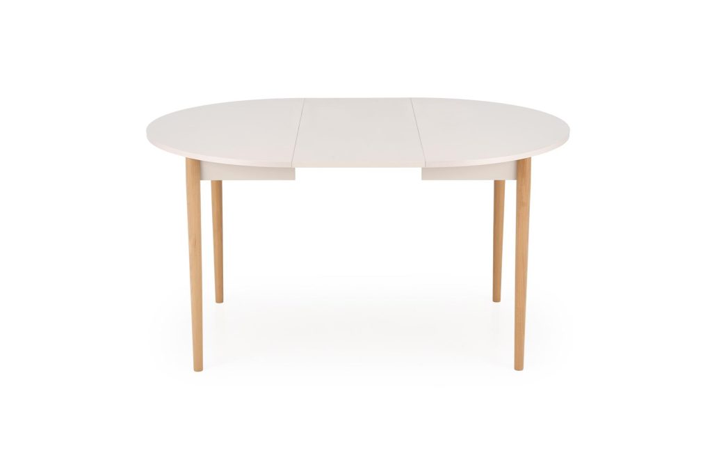 PIVOT stół rozkładany 102-142x102x75 cm, blat - kaszmir, nogi - naturalny (1p=1szt)