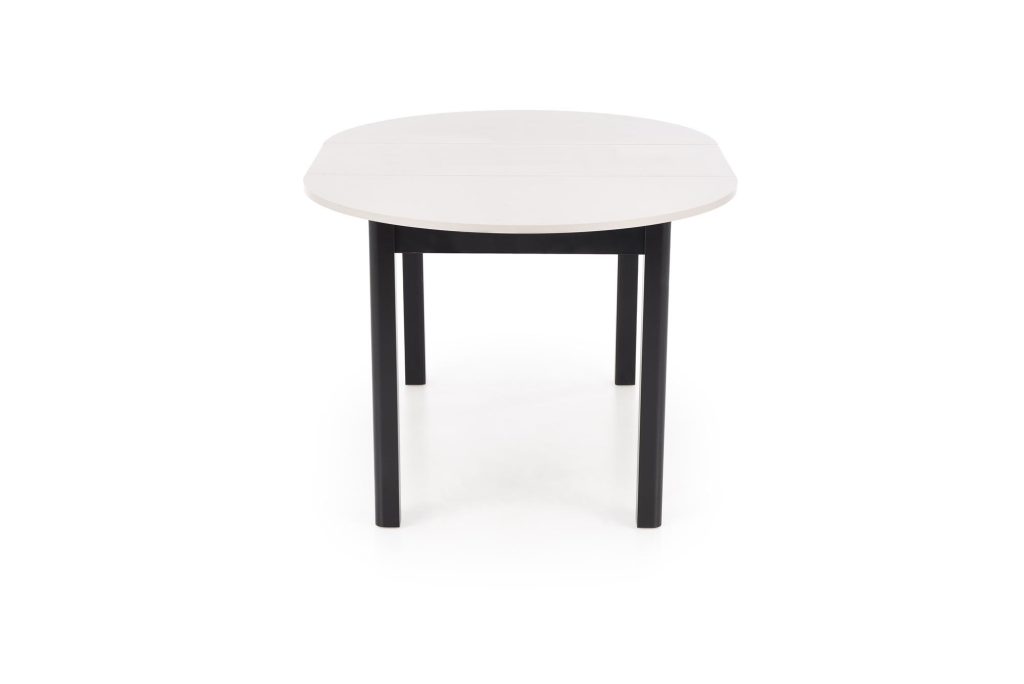 RINGO stół kolor blat kaszmir, nogi - czarny (102-142x102x76 cm) (2p=1szt)