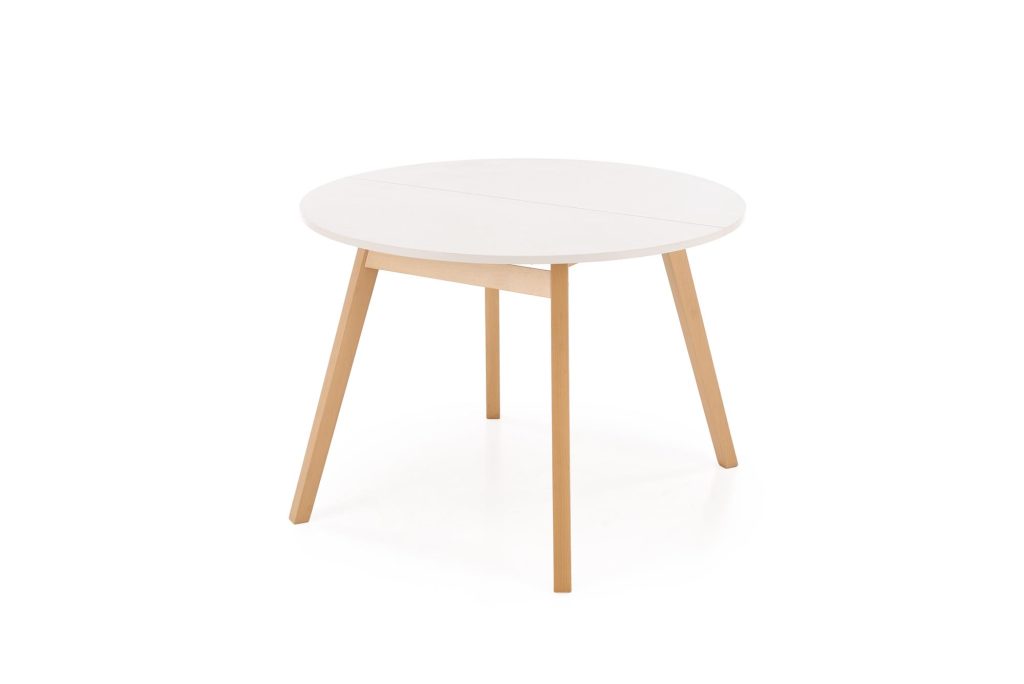 RUBEN stół kolor blat - kaszmir, nogi - naturalny (102-142x102x75 cm) (2p=1szt)