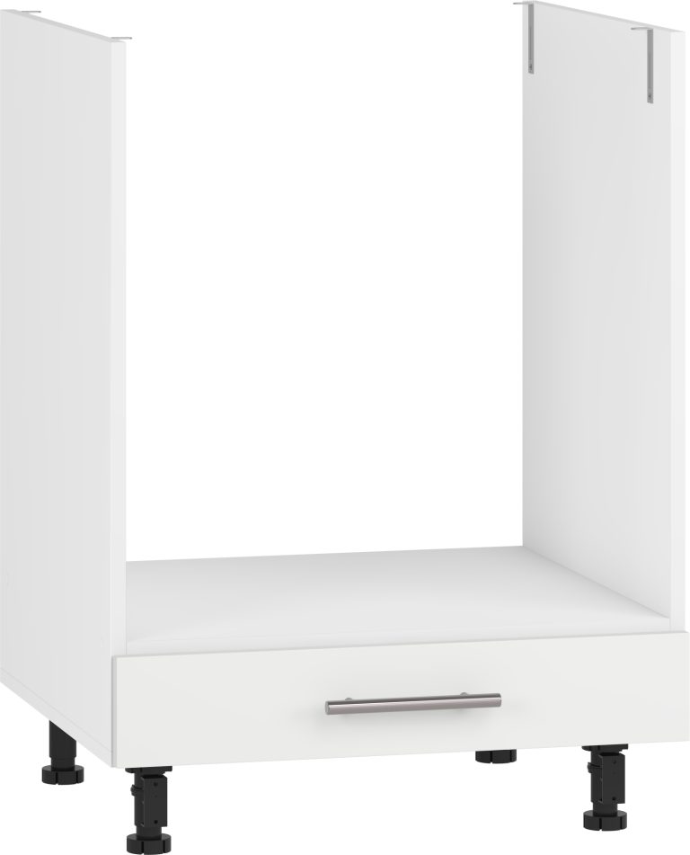 VENTO DP-60/82 szafka dolna pod zabudowę piekarnika front: biały mat (1p=1szt) szuflada