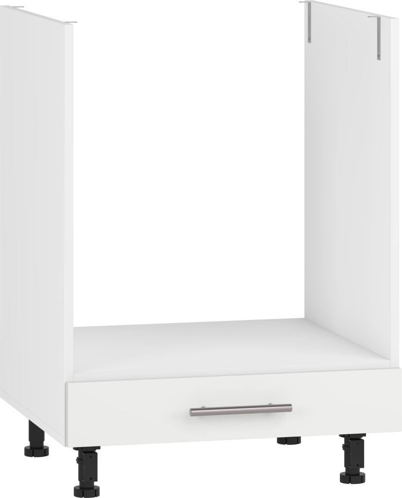 VENTO DP-60/82 szafka dolna pod zabudowę piekarnika front: biały mat (1p=1szt) szuflada