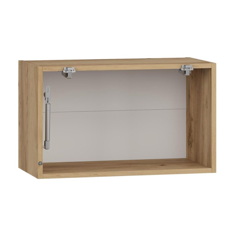 VENTO GOV-60/36 korpus, szafka górna okapowa z witryną dąb craft (1p=1szt)
