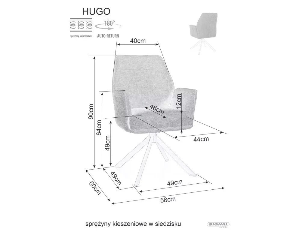 Krzesło Hugo Brego