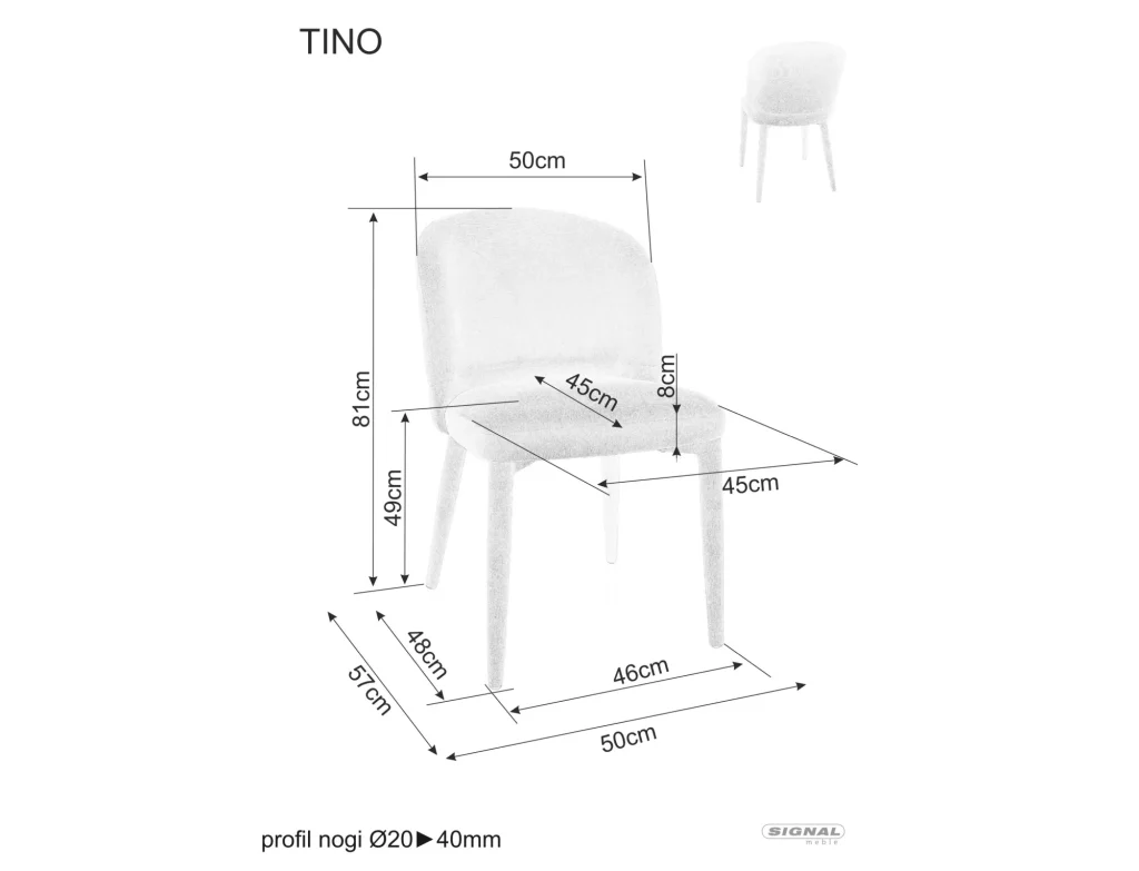 Krzesło Tino Wind