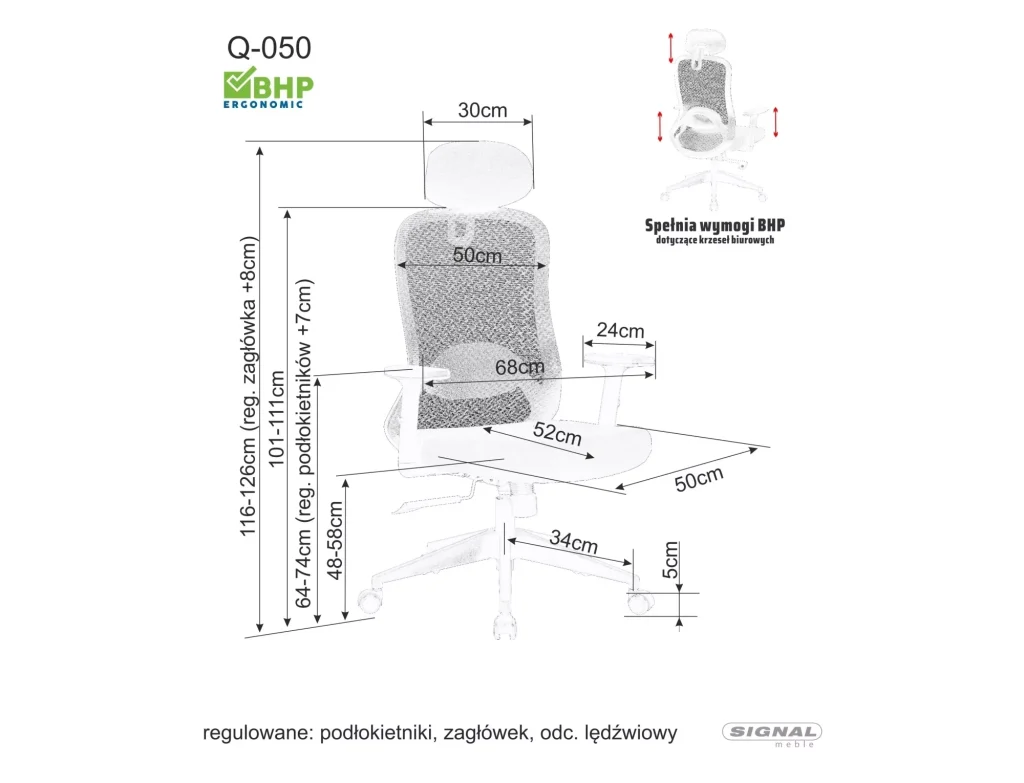 Fotel obrotowy Q-050