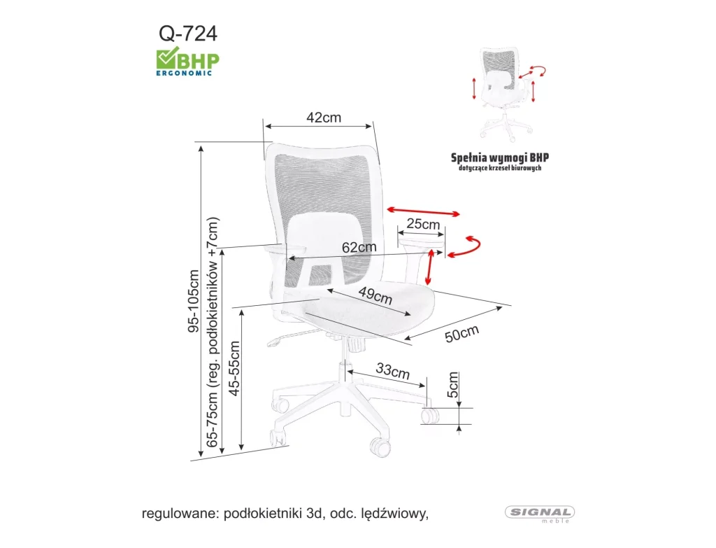 Fotel obrotowy Q-724
