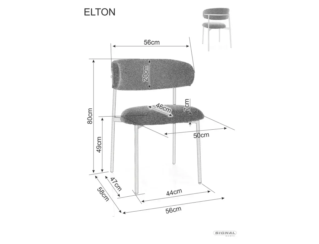 Krzesło Elton D Noelle