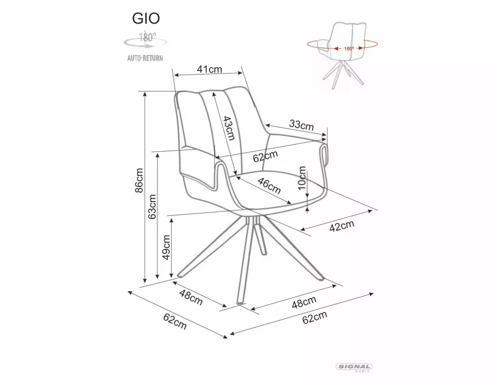 Krzesło Gio