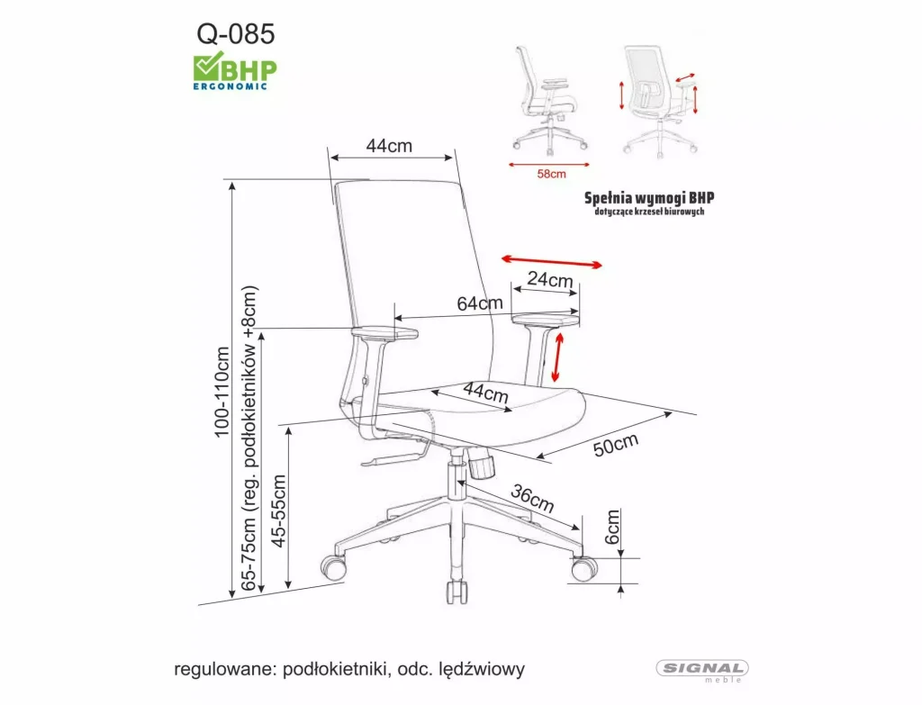 Fotel obrotowy Q-085