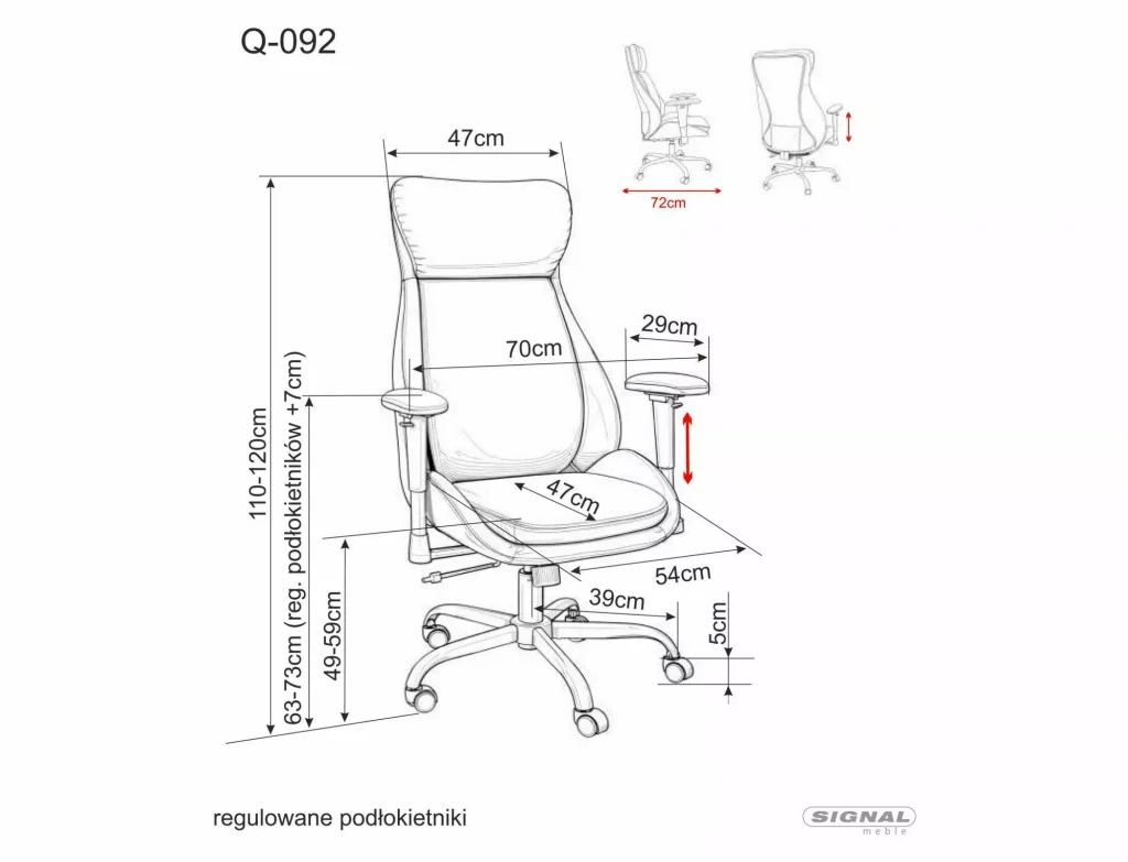 Fotel obrotowy Q-092