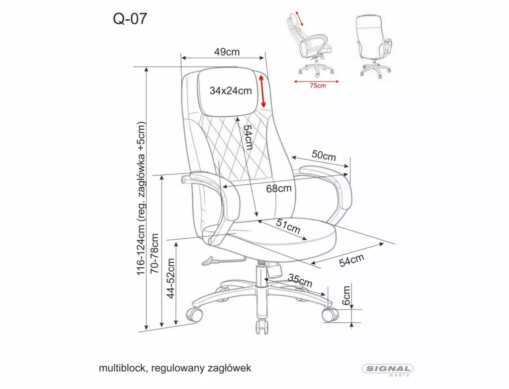 Fotel obrotowy Q-07