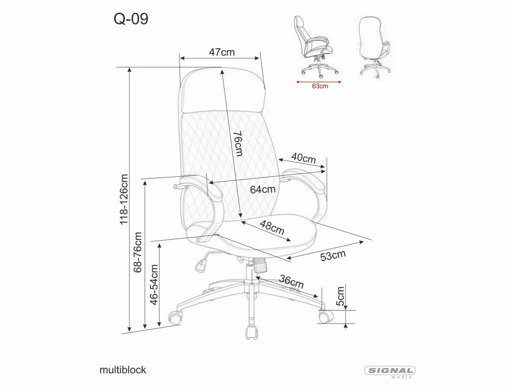 Fotel obrotowy Q-09