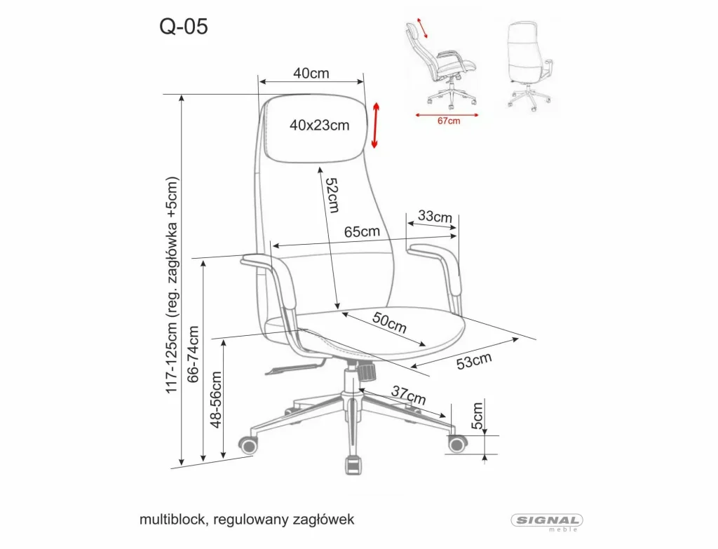 Fotel obrotowy Q-05