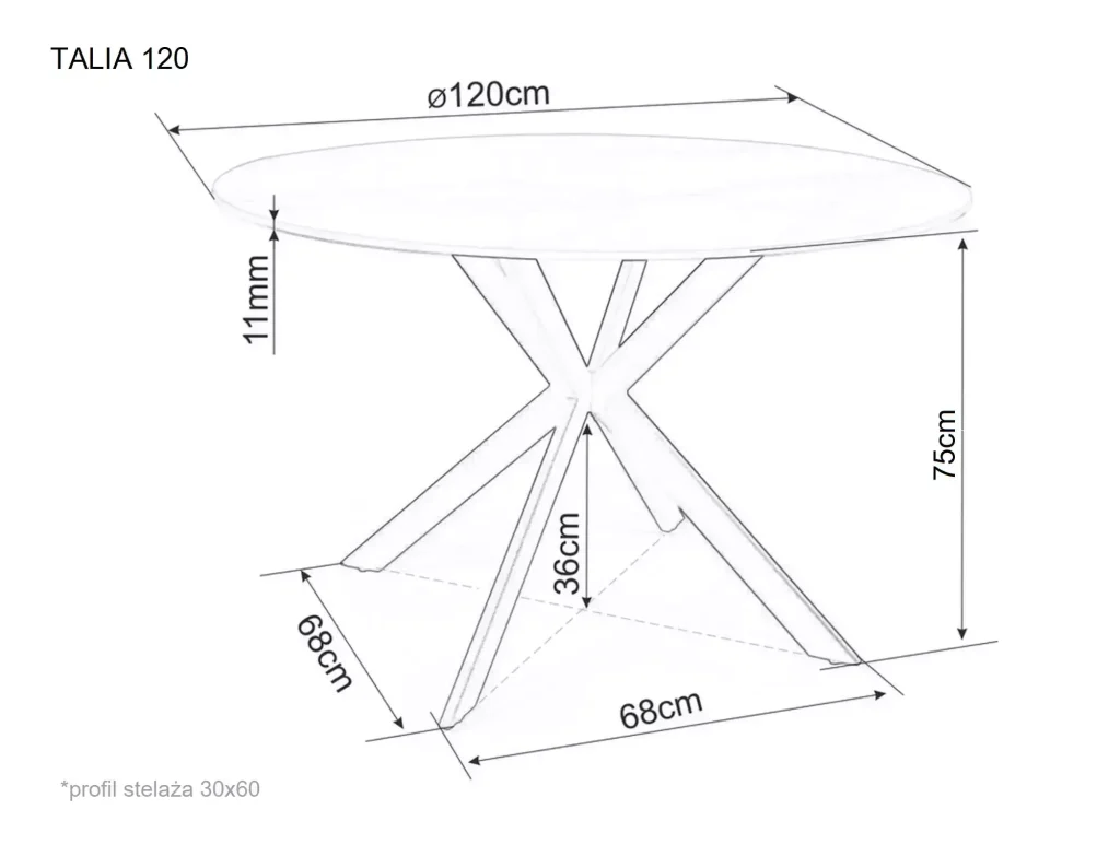 Stół Talia 120
