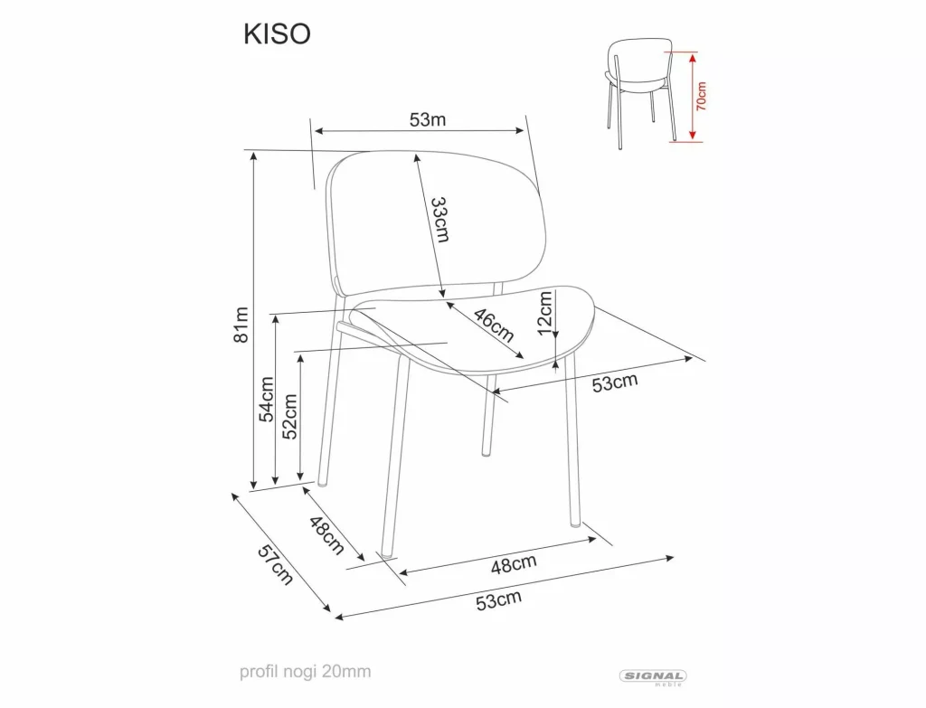 Krzesło Kiso Noelle