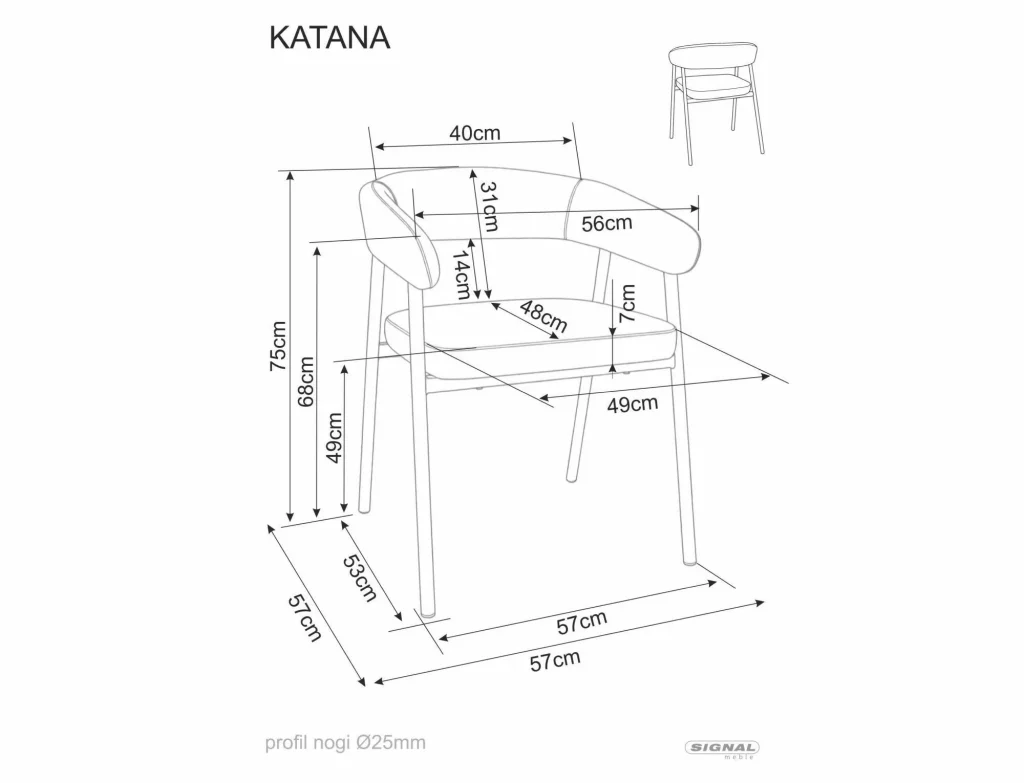 Krzesło Katana