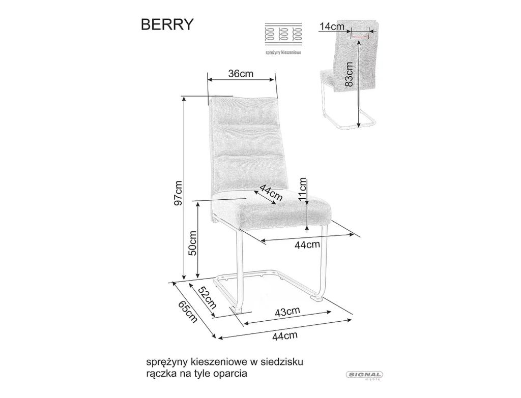 Krzesło Berry Brego