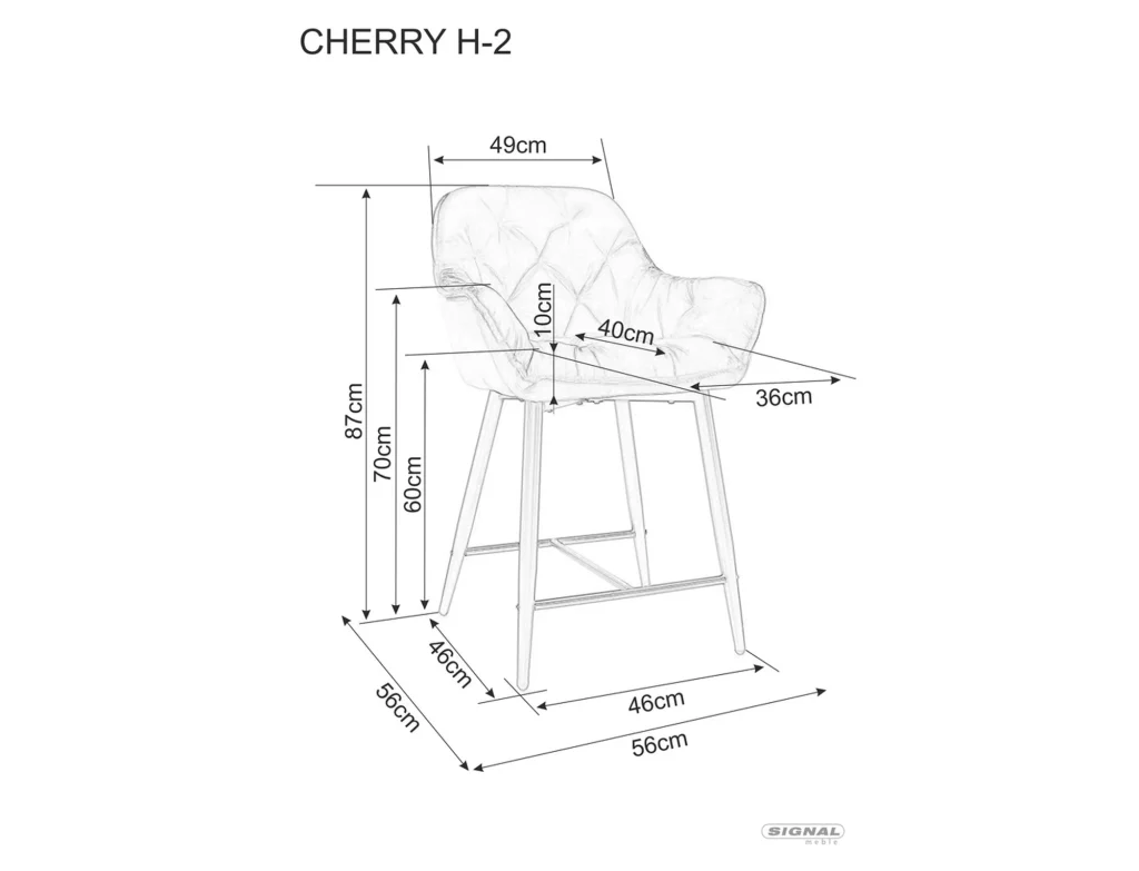 Półhoker Cherry H-2 Velvet