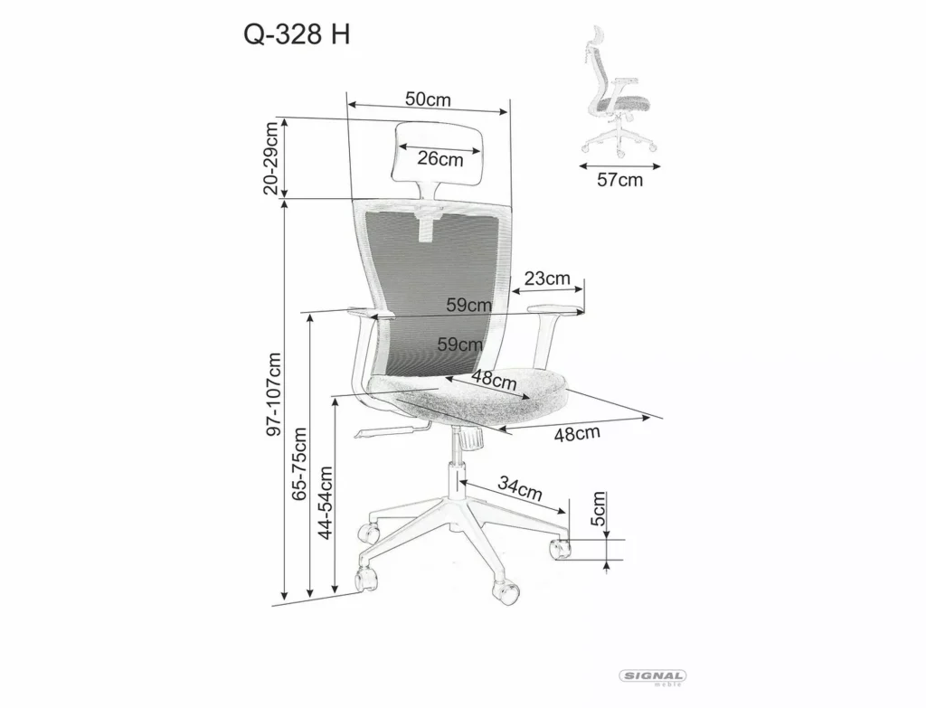 Fotel obrotowy Q-328H