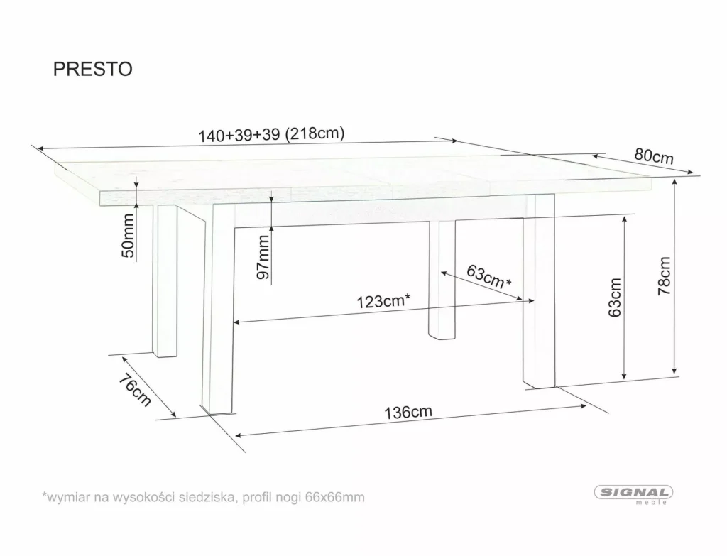 Stół Presto