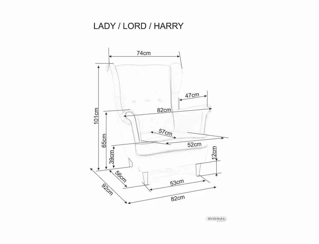 Fotel Lady Velvet