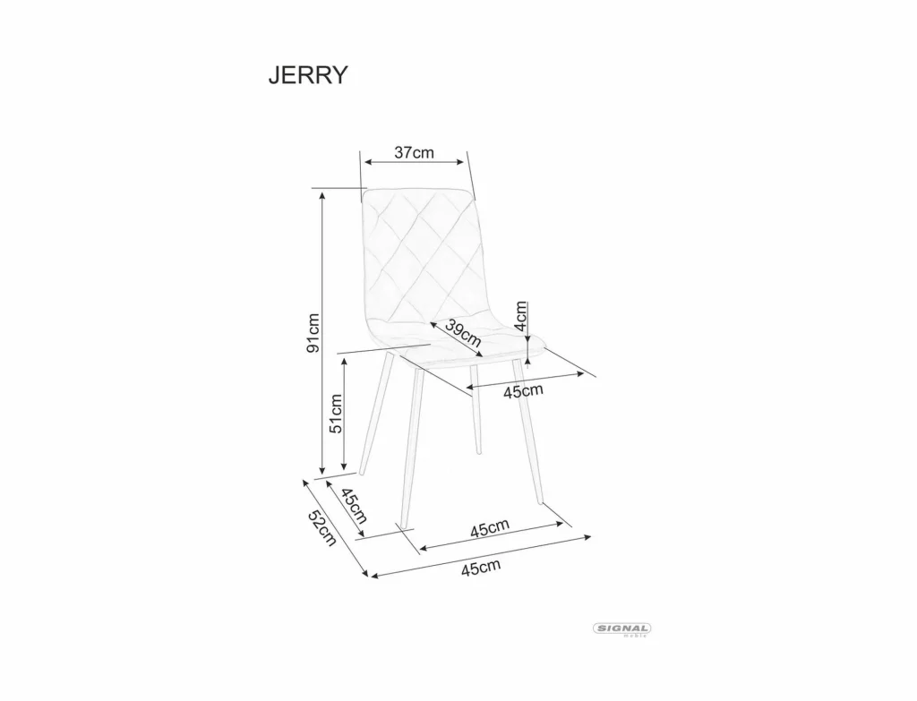 Krzesło Jerry Velvet