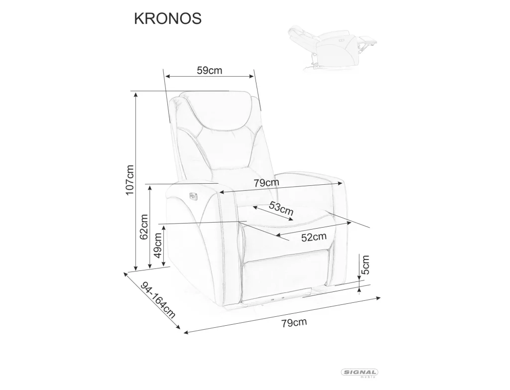 Fotel Kronos Velvet