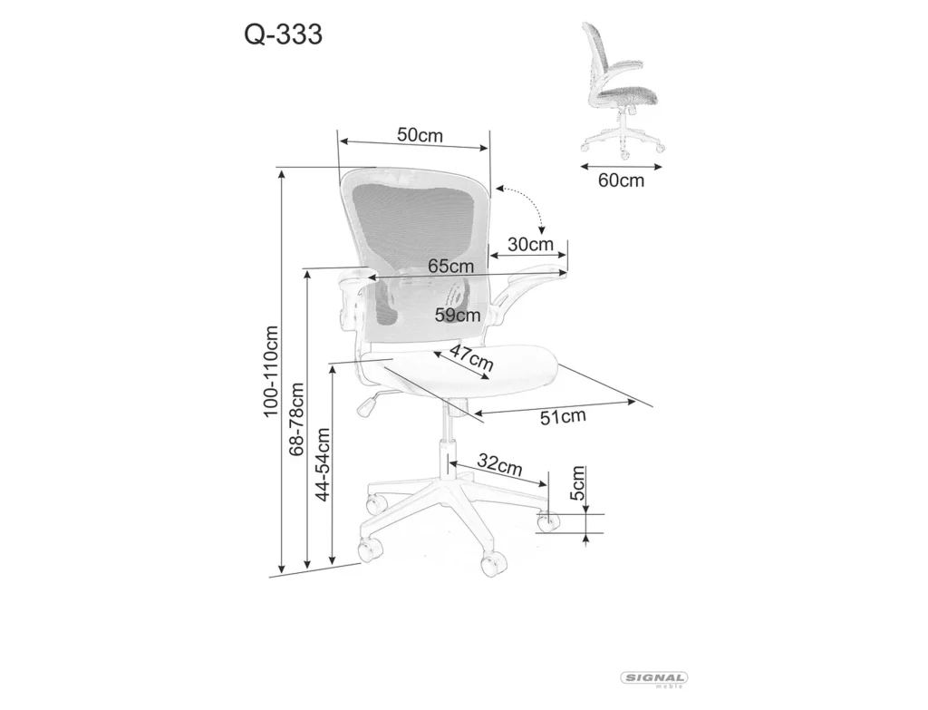 Fotel obrotowy Q-333