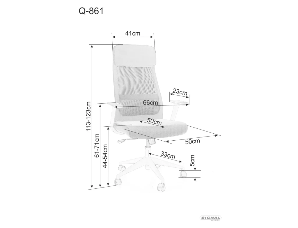 Fotel obrotowy Q-861 R