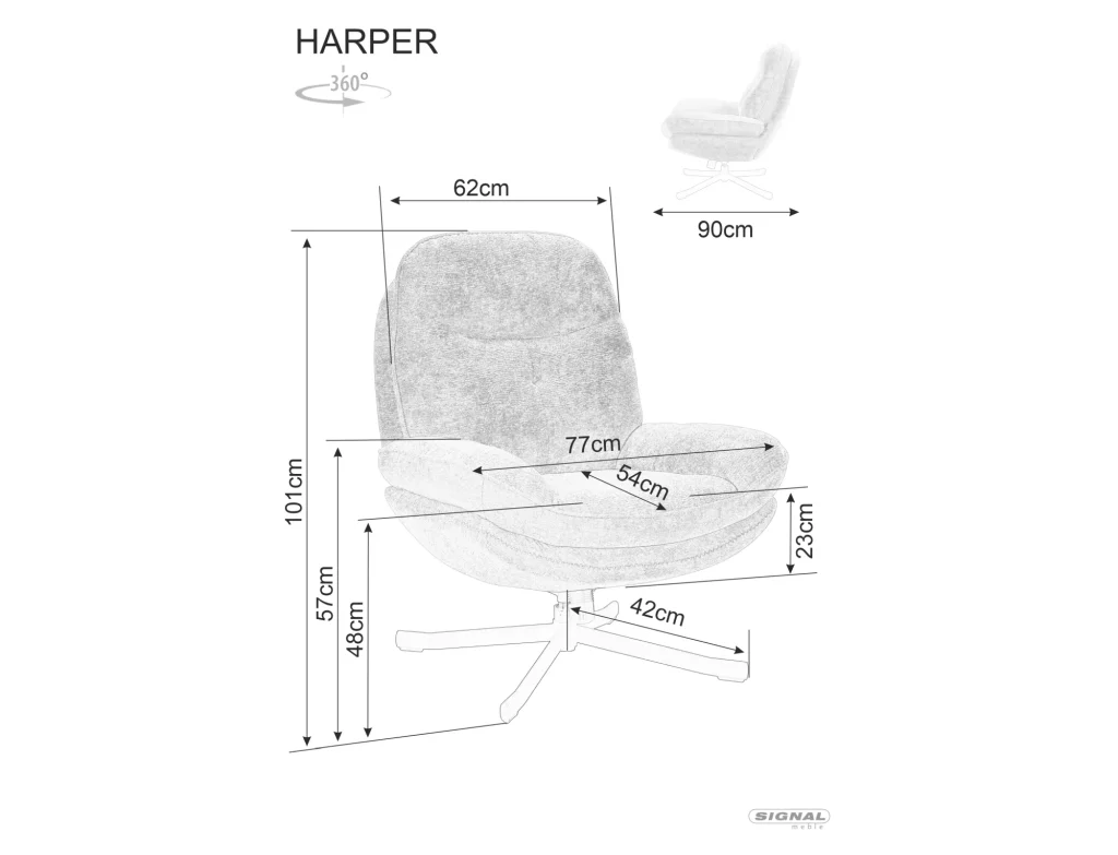 Fotel Harper