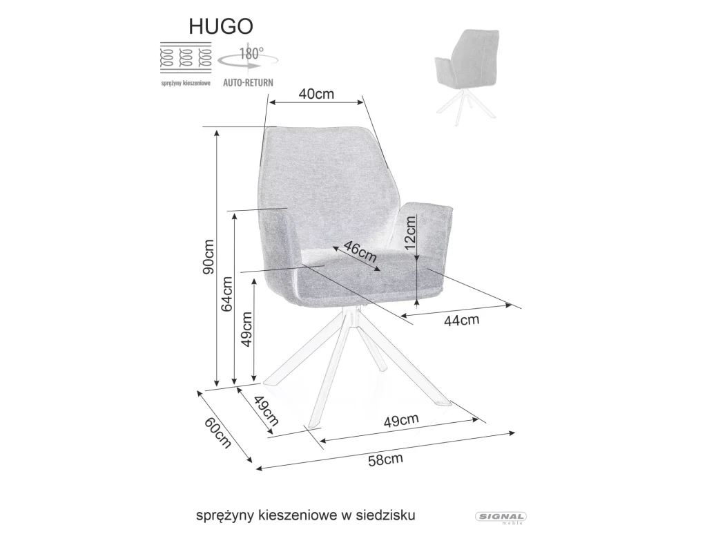 Krzesło Hugo Brego
