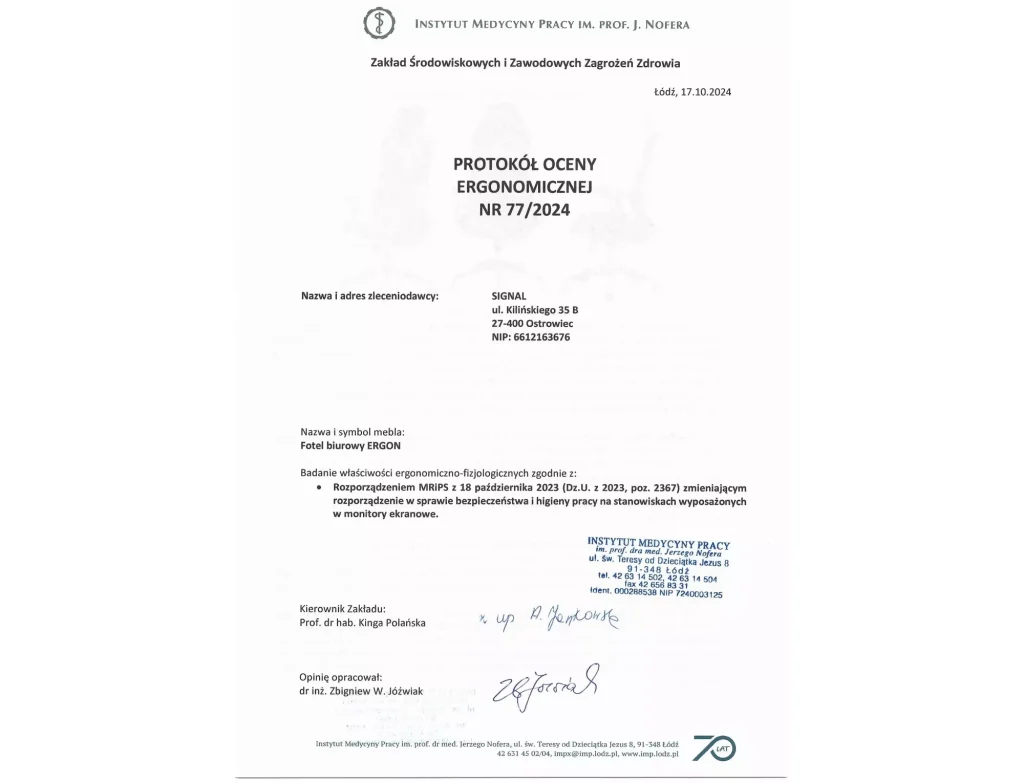 Fotel obrotowy Ergon