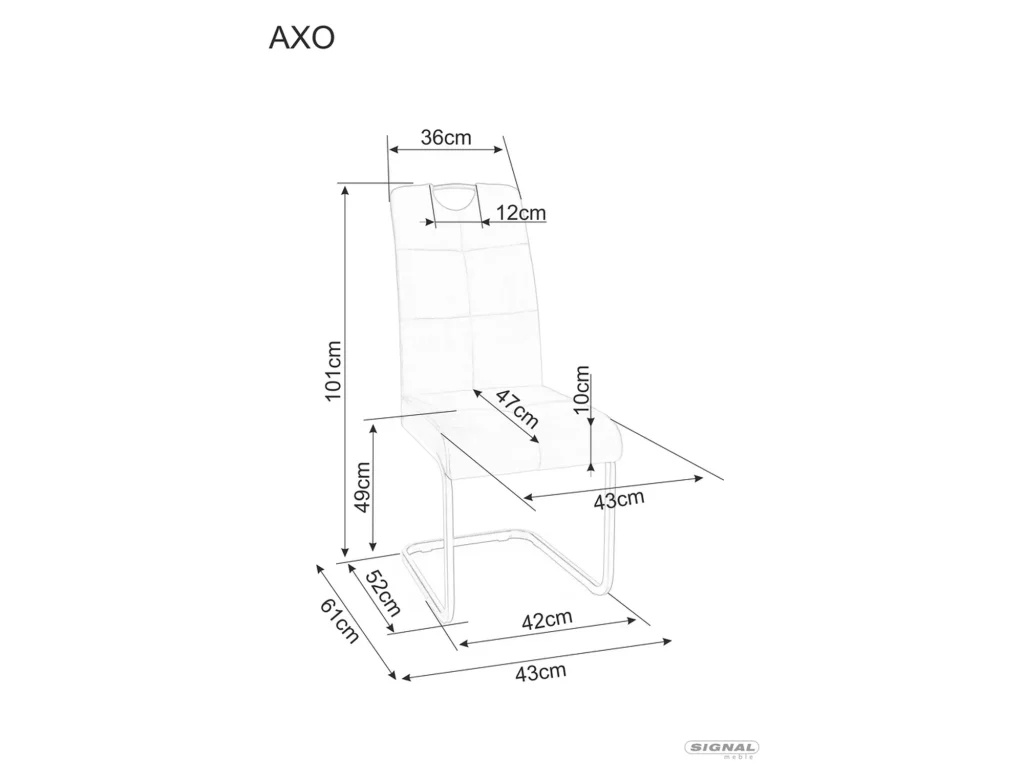Krzesło Axo Velvet